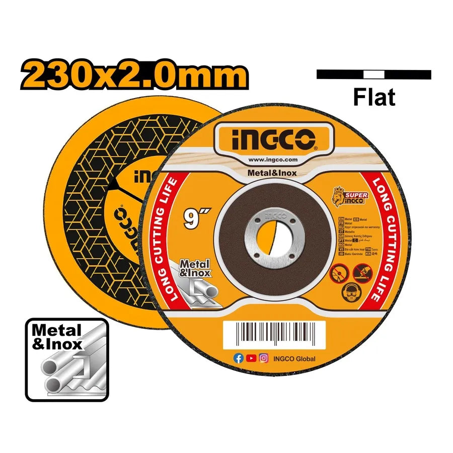 Abrasive Metal Cutting Disc 9" - INGCO